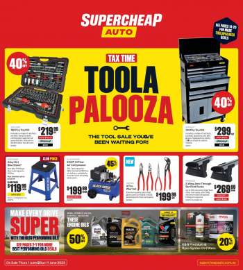 Supercheap Auto catalogue - Tax Time Toola Palooza