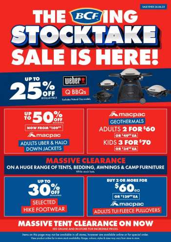BCF catalogue - THE BCFING STOCKTAKE SALE IS HERE!