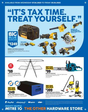 Mitre 10 catalogue - It's Tax Time. Treat Yourself.