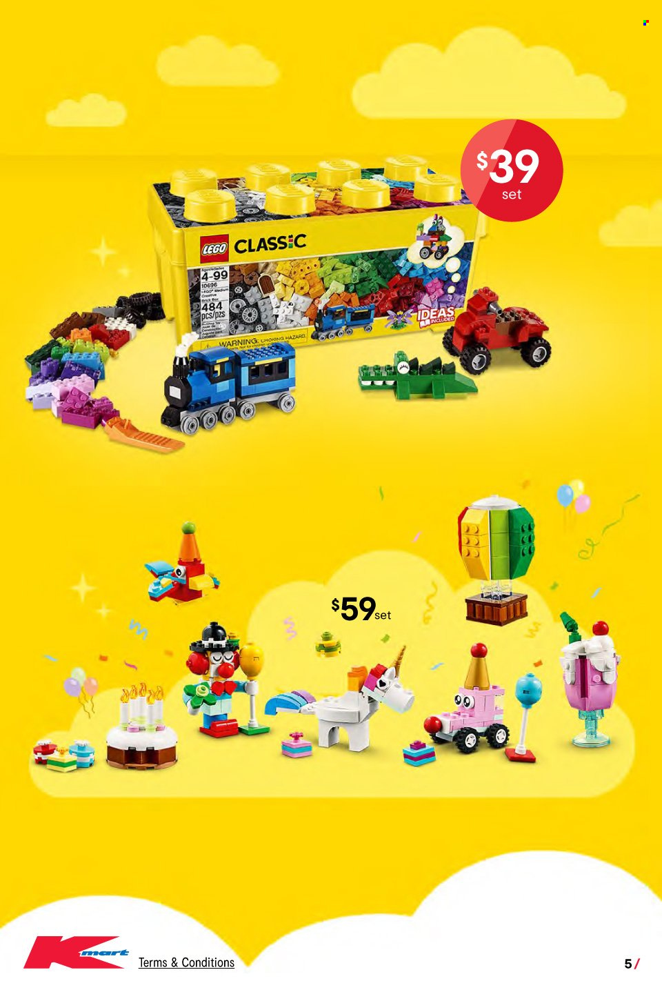 thumbnail - Kmart Catalogue - 17 Aug 2023 - 13 Dec 2023 - Sales products - LEGO, LEGO Classic. Page 5.