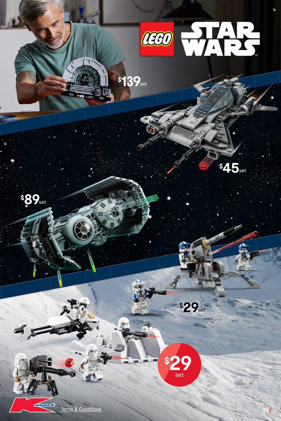 thumbnail - Kmart Catalogue - 17 Aug 2023 - 13 Dec 2023 - Sales products - LEGO. Page 16.