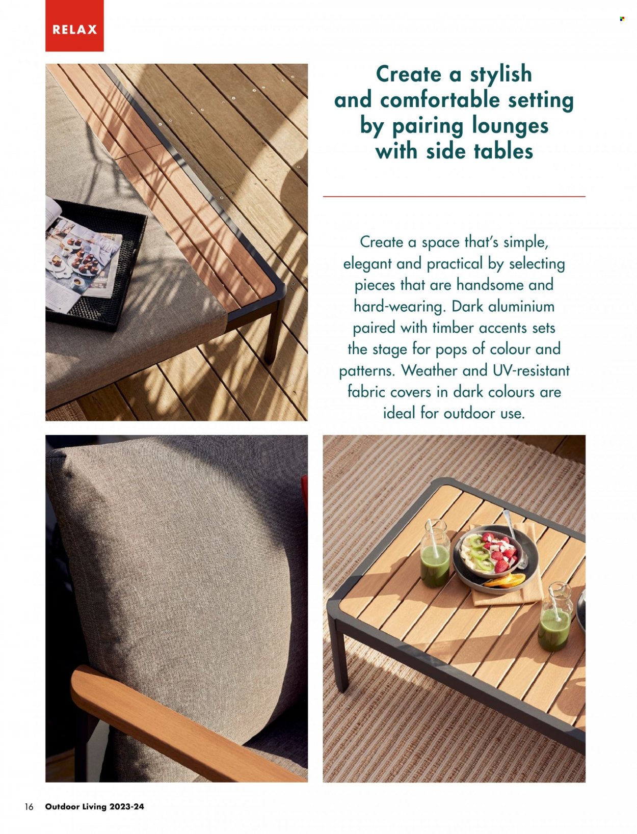 thumbnail - Bunnings Warehouse Catalogue - Sales products - table, sidetable. Page 16.