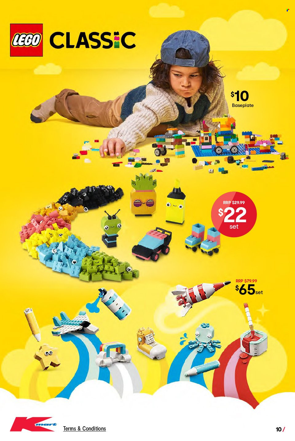 thumbnail - Kmart Catalogue - 1 Aug 2023 - 31 Dec 2023 - Sales products - building blocks, LEGO, LEGO Classic. Page 10.