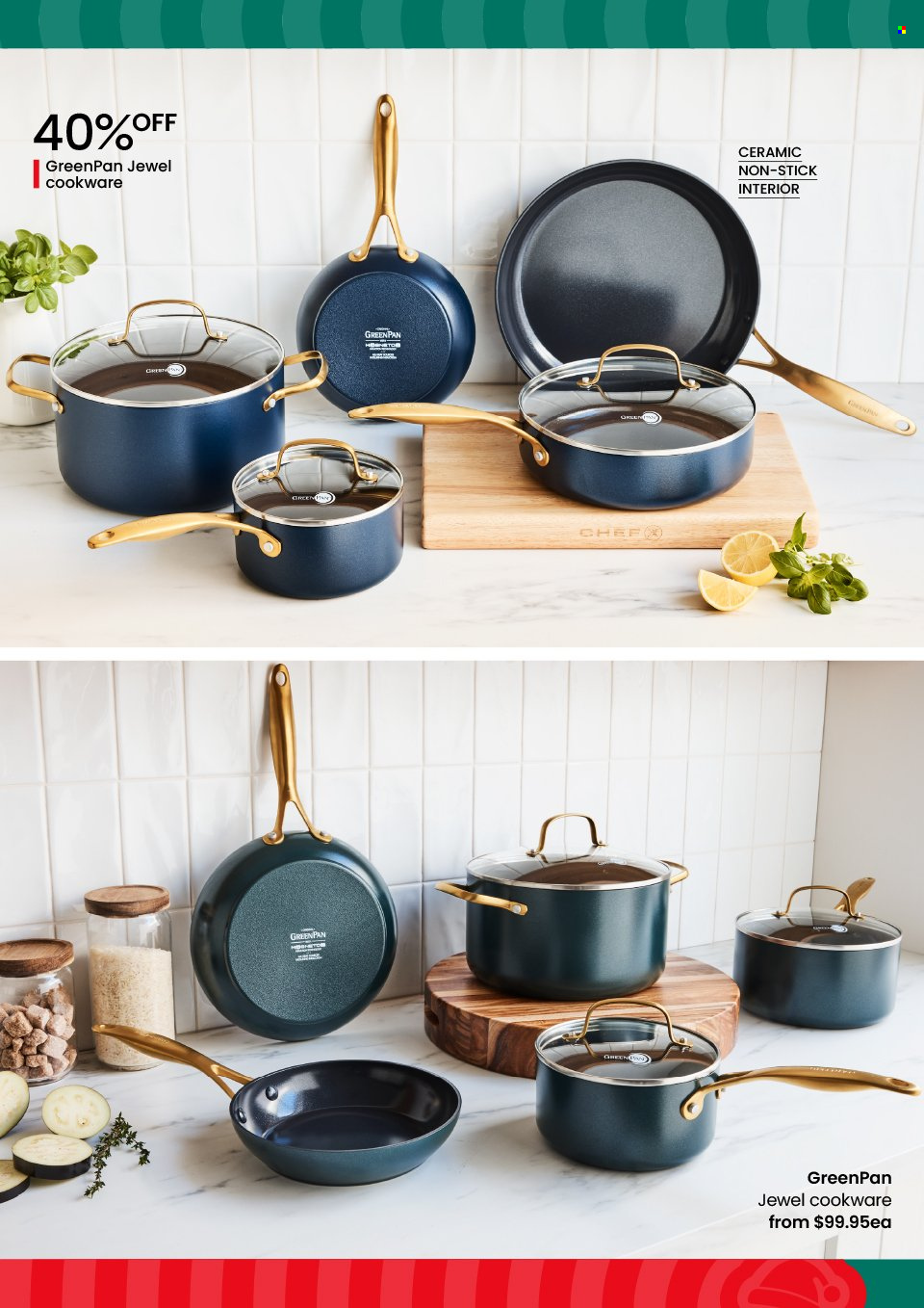 Myer Catalogue - Sales products - cookware set. Page 22.