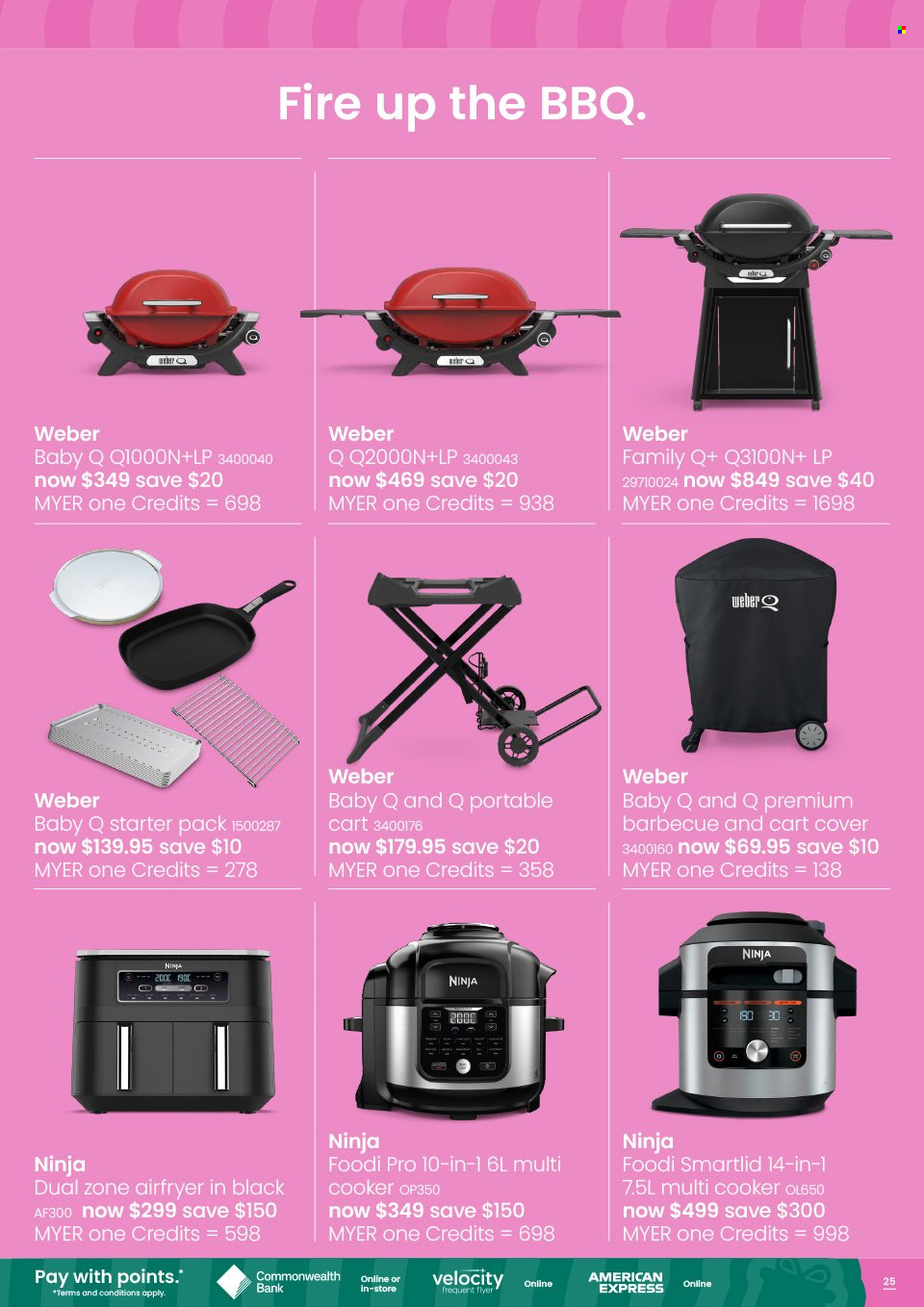 thumbnail - Myer Catalogue - Sales products - multifunction cooker, air fryer. Page 25.