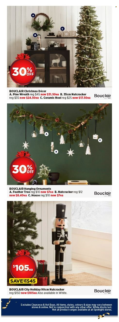 thumbnail - Spotlight Catalogue - 15 Nov 2023 - 3 Dec 2023 - Sales products - spotlight, wreath, christmas decor. Page 16.