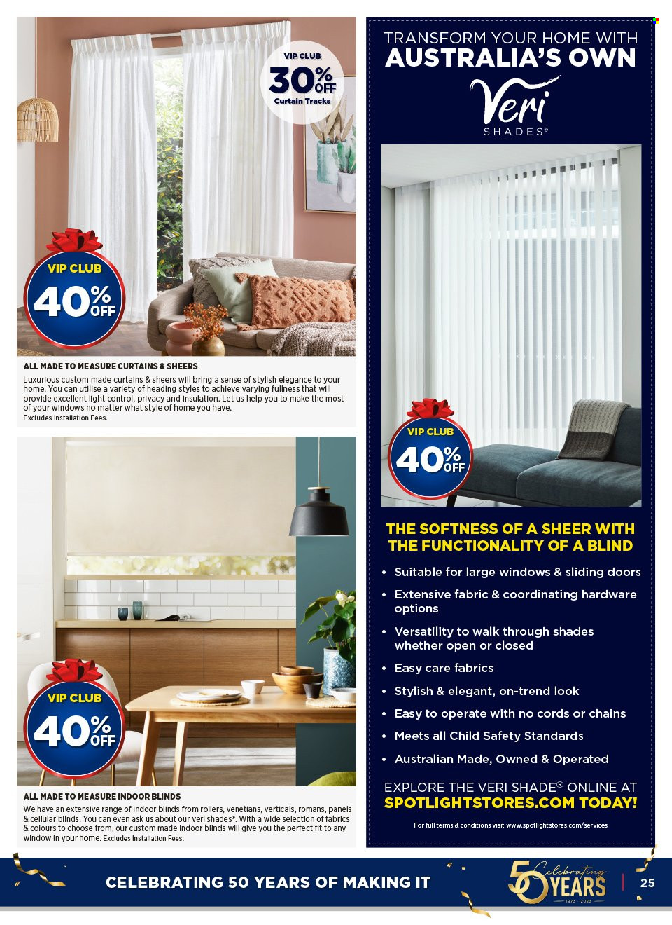 Spotlight Catalogue - 15 Nov 2023 - 3 Dec 2023 - Sales products - curtain, window, blinds, sliding door, door. Page 31.