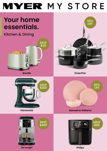 thumbnail - Myer catalogue - Your Home Essentials - Hardgoods