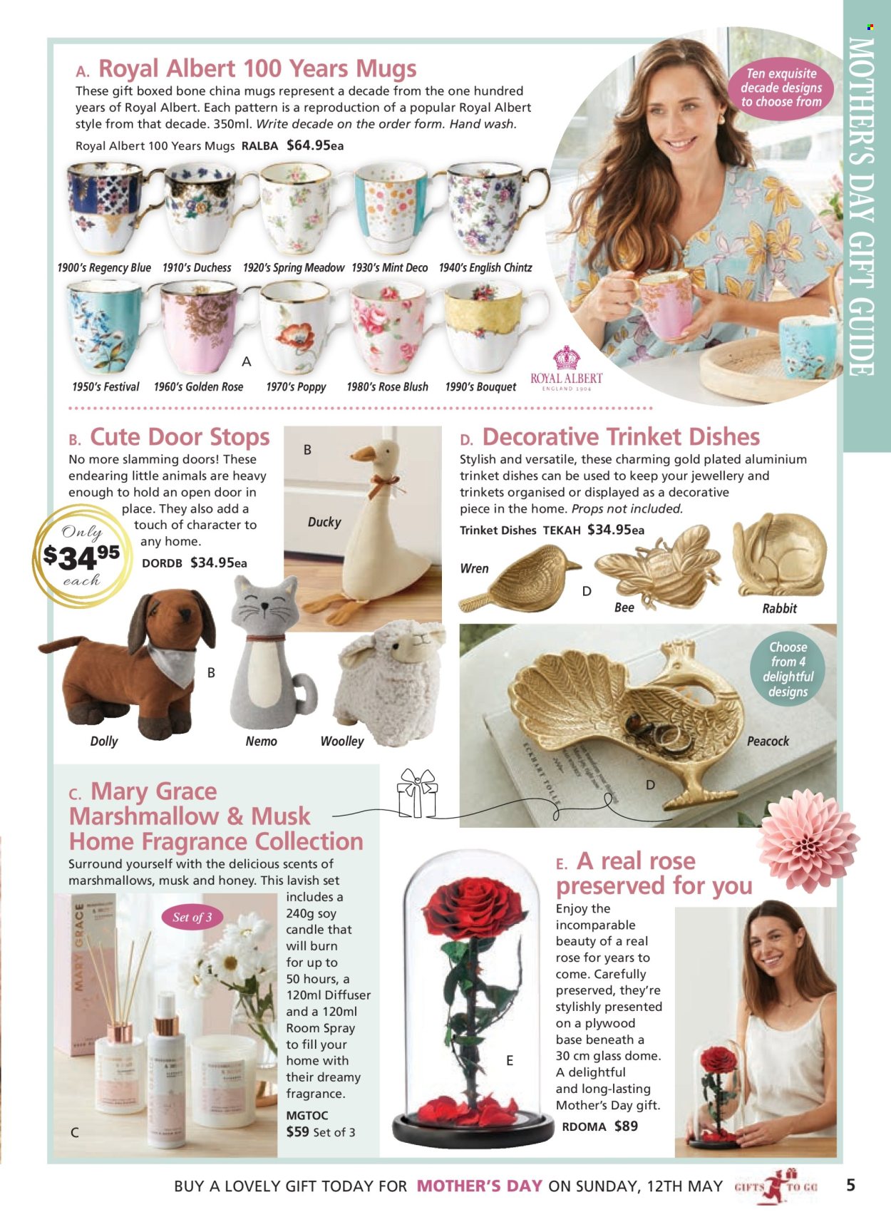 thumbnail - Innovations Catalogue - Sales products - mug, candle, diffuser, rabbit, jewelry. Page 5.