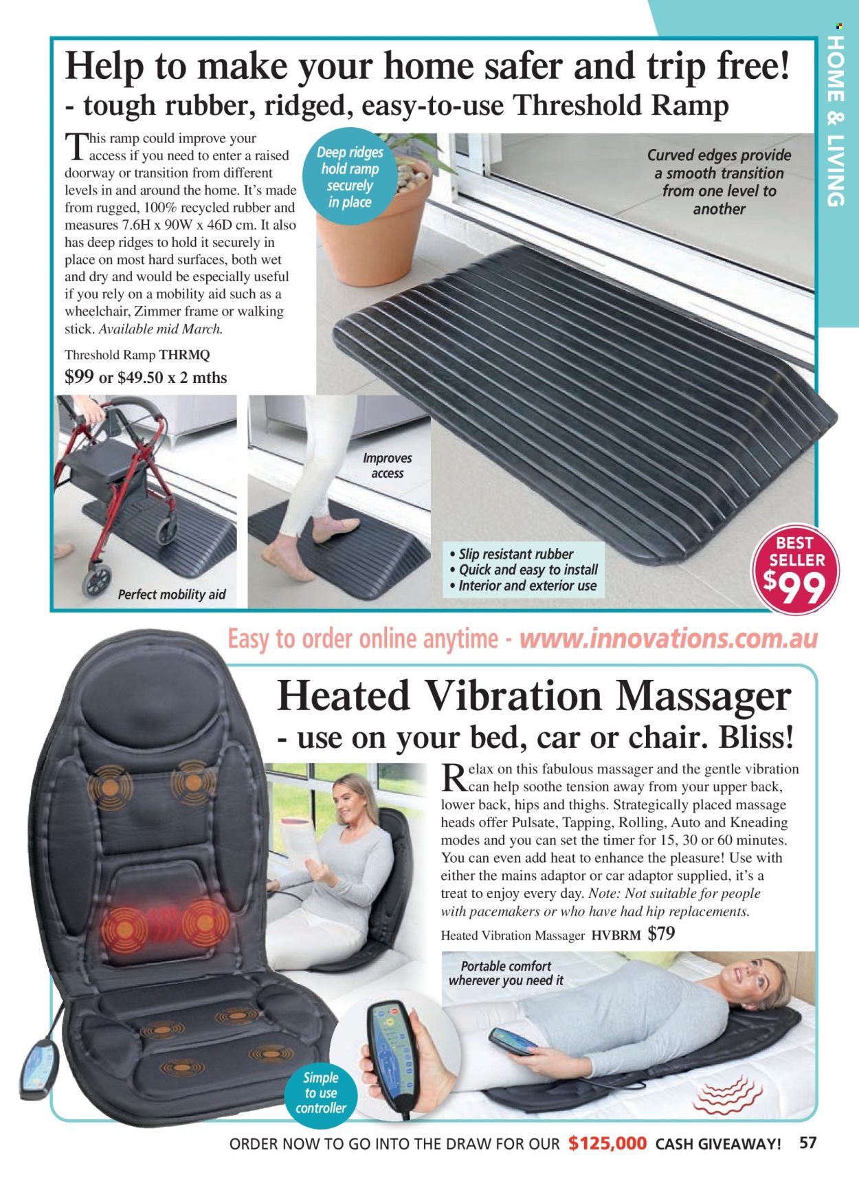 thumbnail - Innovations Catalogue - Sales products - adaptor, massager. Page 57.