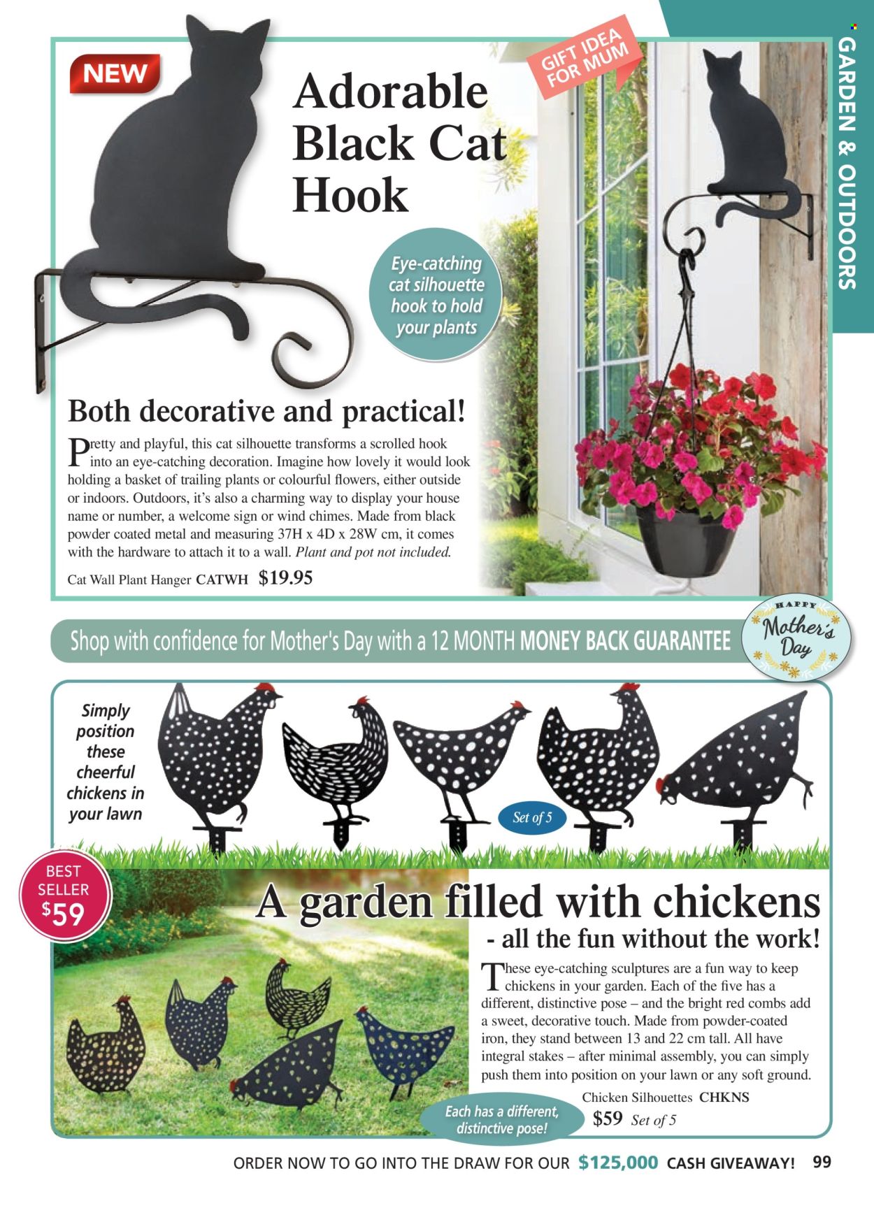 thumbnail - Innovations Catalogue - Sales products - basket, hook, hanger, chimes, iron. Page 99.