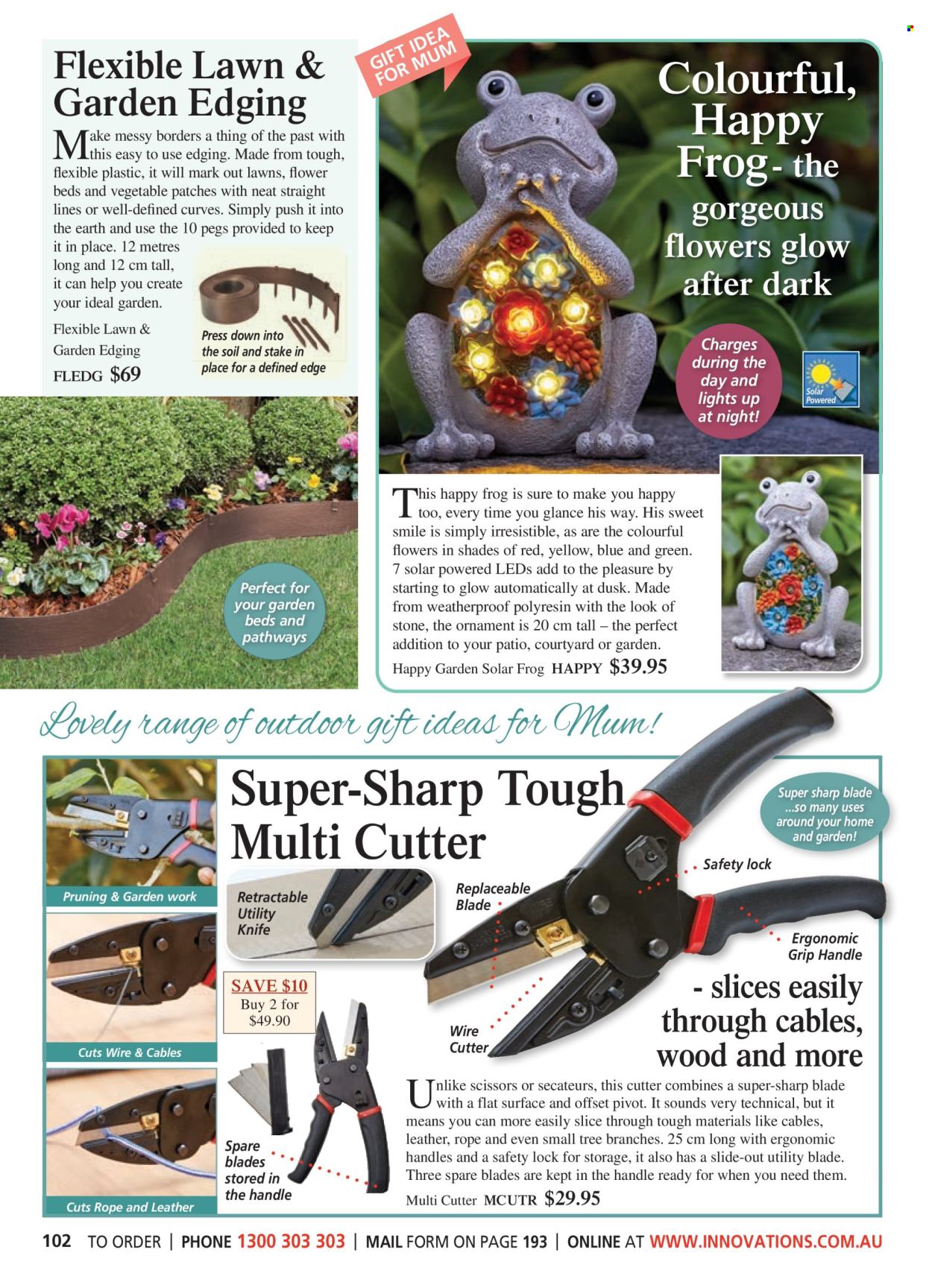 thumbnail - Innovations Catalogue - Sales products - rope, cutter, Sharp, scissors. Page 102.
