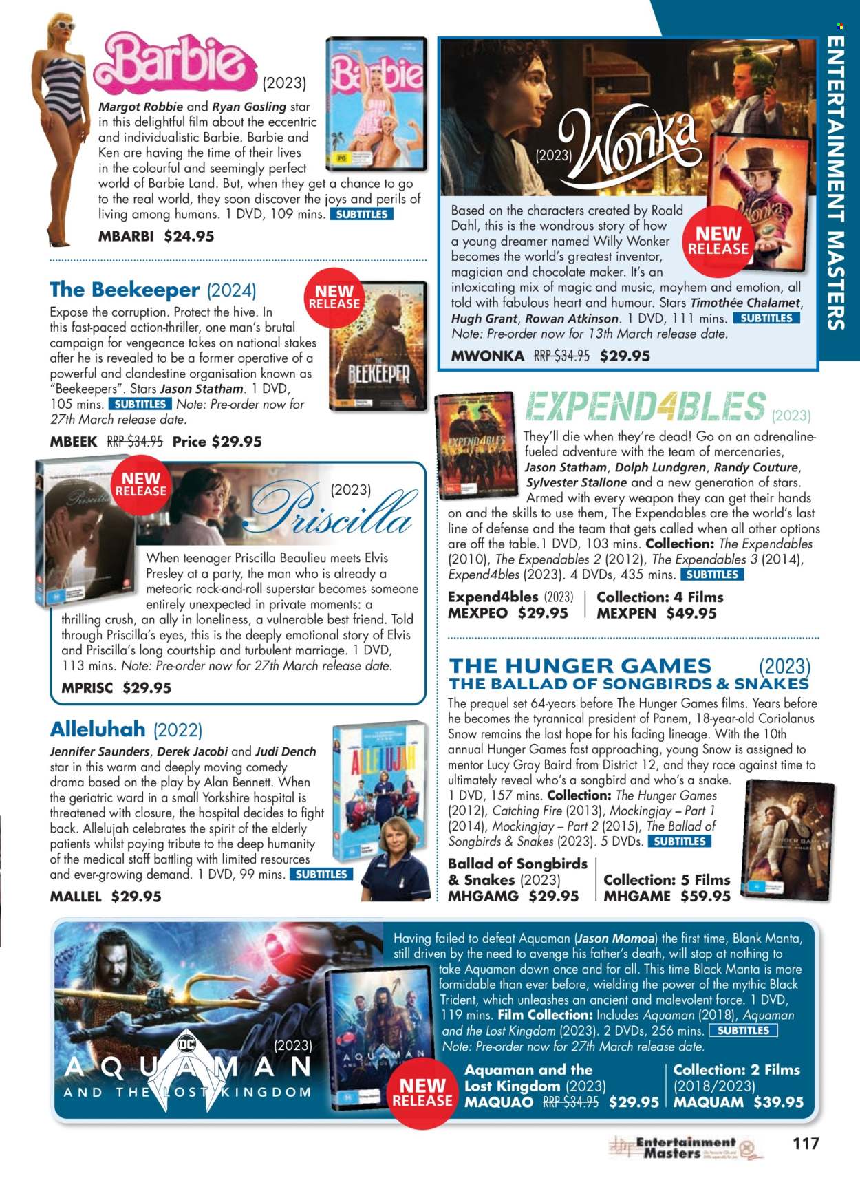 thumbnail - Innovations Catalogue - Sales products - Barbie, DVD, Moments. Page 117.