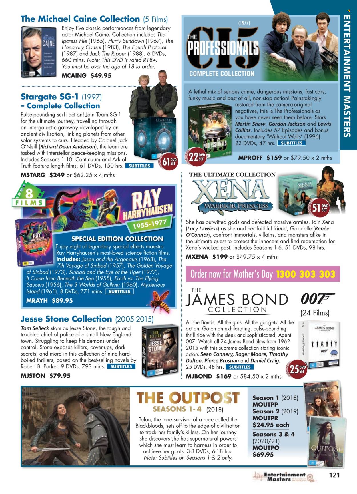 thumbnail - Innovations Catalogue - Sales products - Parker, DVD, O‘Neill, watch. Page 121.