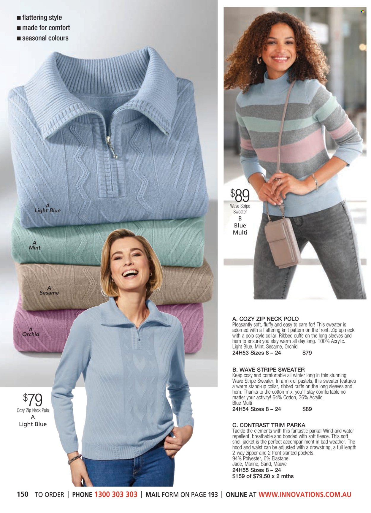 thumbnail - Innovations Catalogue - Sales products - jacket, parka, sweater. Page 150.