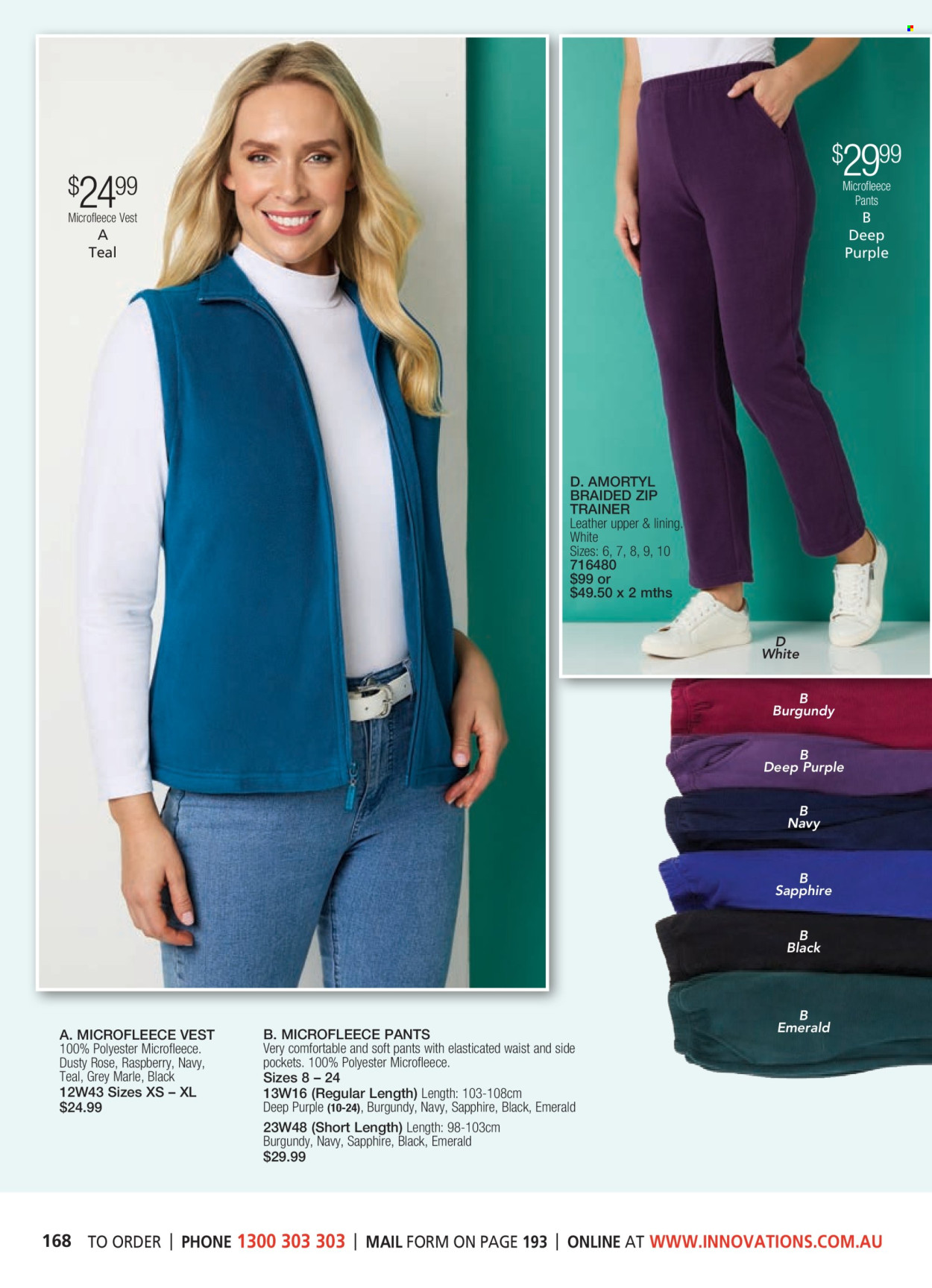 thumbnail - Innovations Catalogue - Sales products - pants, vest. Page 168.