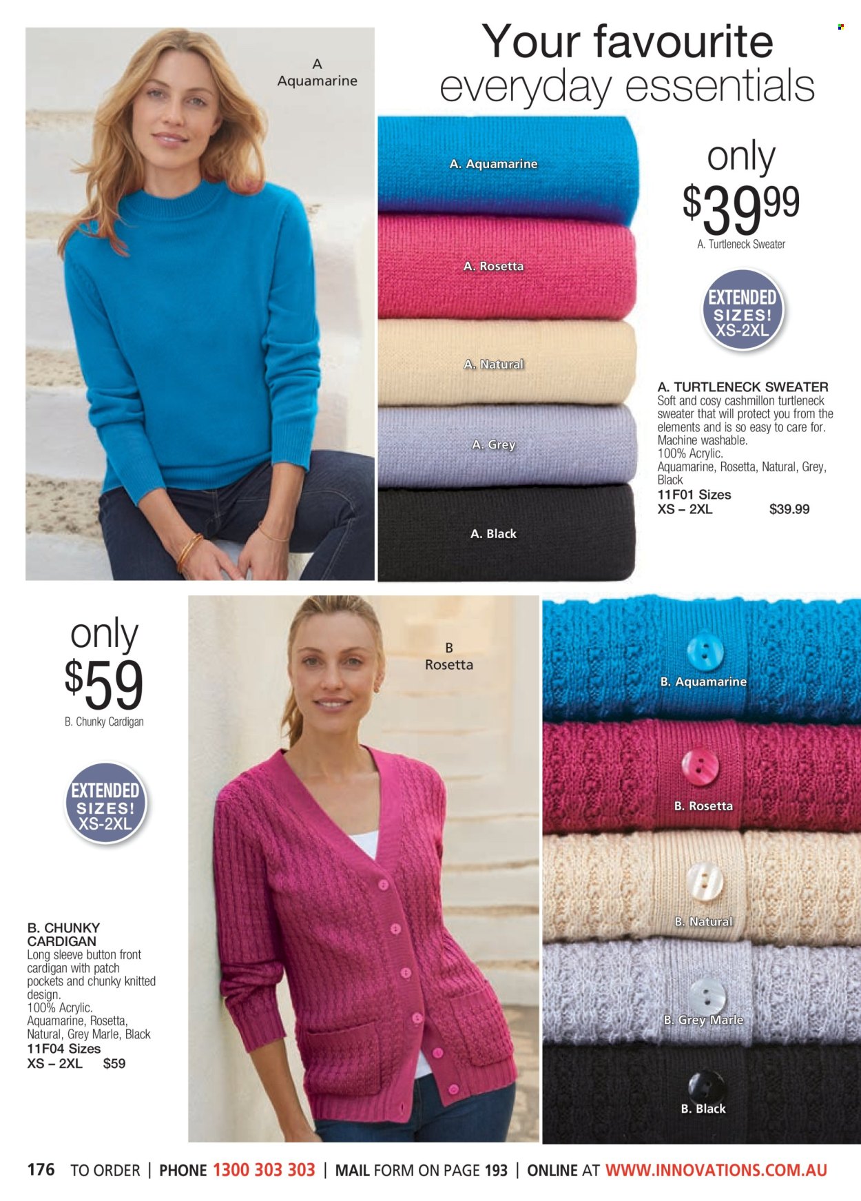 thumbnail - Innovations Catalogue - Sales products - cardigan, sweater. Page 176.