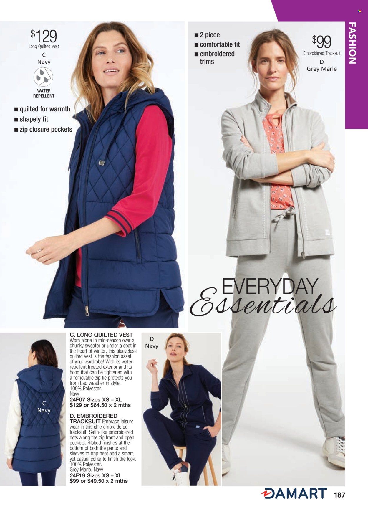 thumbnail - Innovations Catalogue - Sales products - coat, pants, vest, sweater, tracksuit. Page 187.