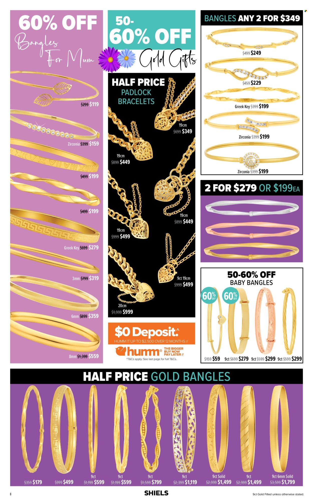 thumbnail - Shiels Catalogue - 2 Apr 2024 - 12 May 2024 - Sales products - bracelet. Page 8.