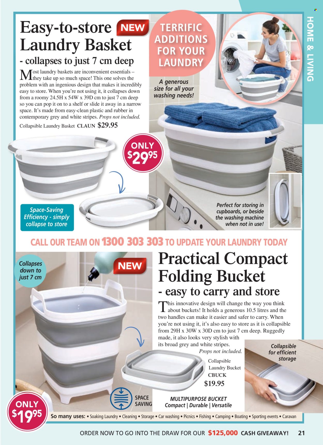 thumbnail - Innovations Catalogue - Sales products - bucket, laundry basket, eraser, bag. Page 21.