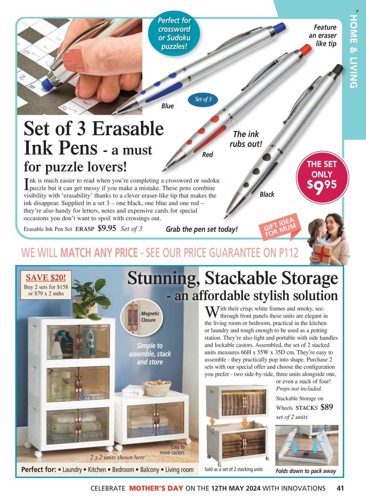 thumbnail - Innovations Catalogue - Sales products - pen, eraser. Page 41.