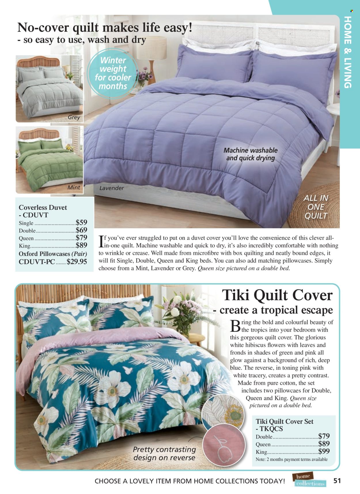 thumbnail - Innovations Catalogue - Sales products - pillowcase, quilt cover set. Page 51.