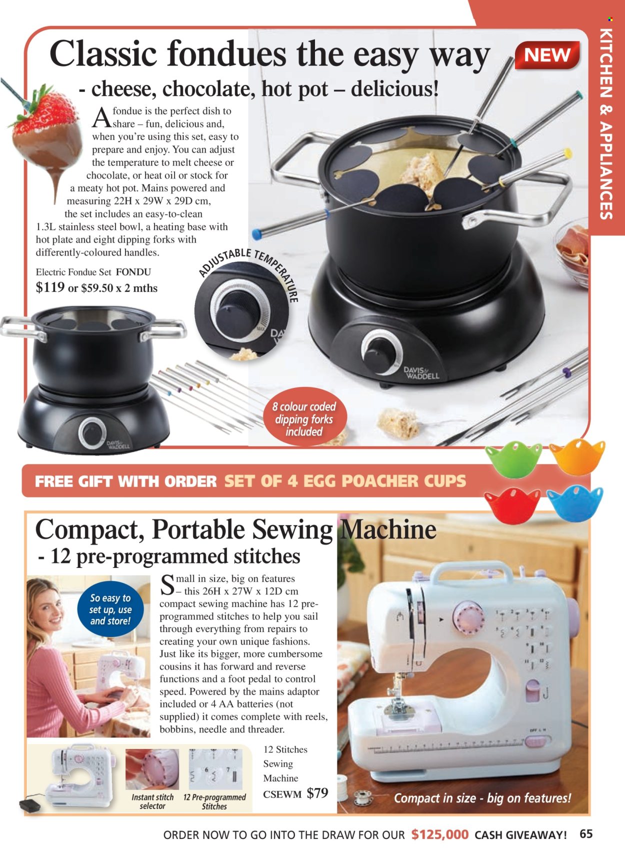 thumbnail - Innovations Catalogue - Sales products - adaptor, plate, cup, bowl, sewing machine, eggs. Page 65.