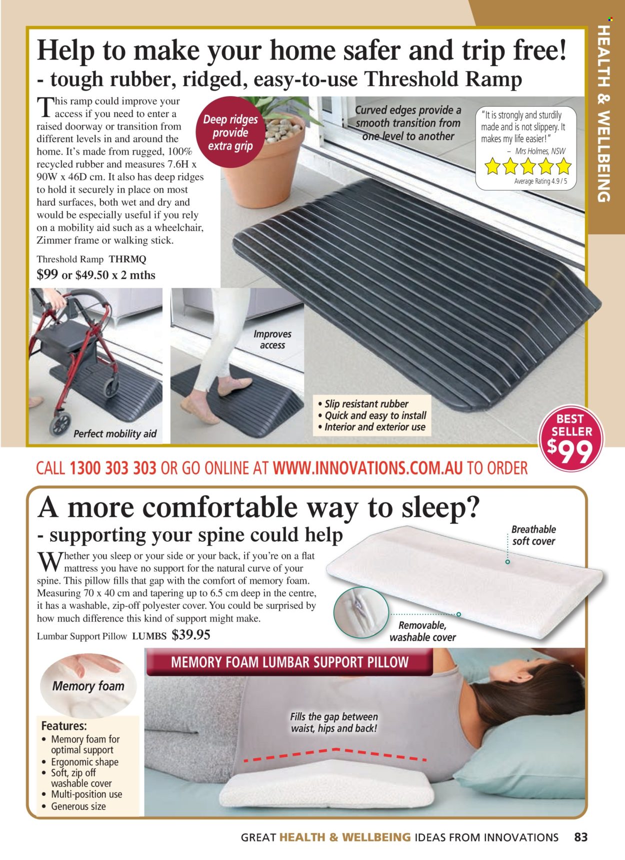 thumbnail - Innovations Catalogue - Sales products - pillow. Page 83.