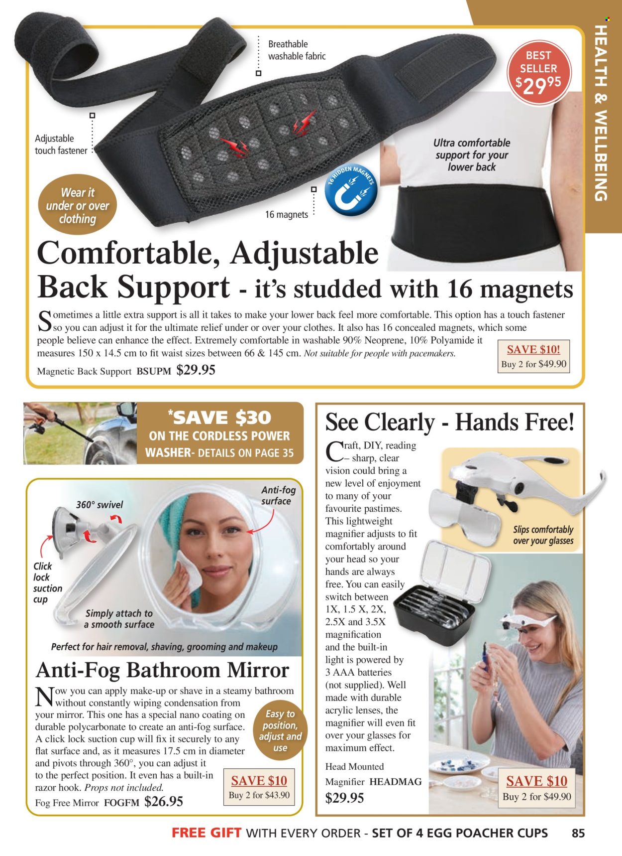 thumbnail - Innovations Catalogue - Sales products - magnifier, cup, Sharp, hair removal, eggs. Page 85.