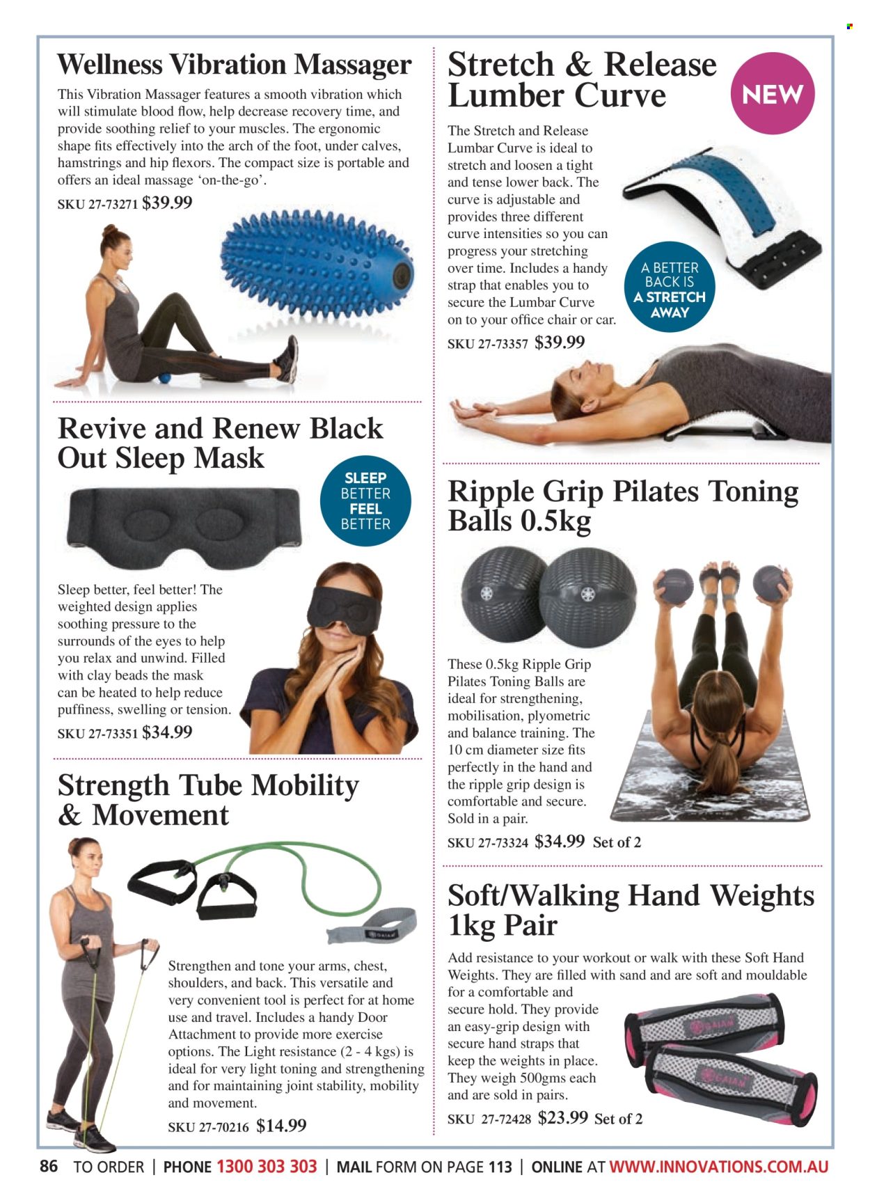 thumbnail - Innovations Catalogue - Sales products - massager. Page 86.