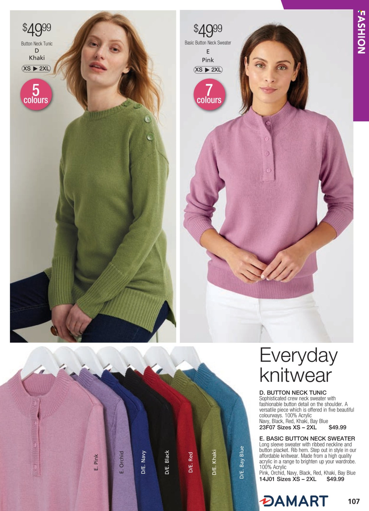 thumbnail - Innovations Catalogue - Sales products - jacket, sweater, knitwear. Page 107.