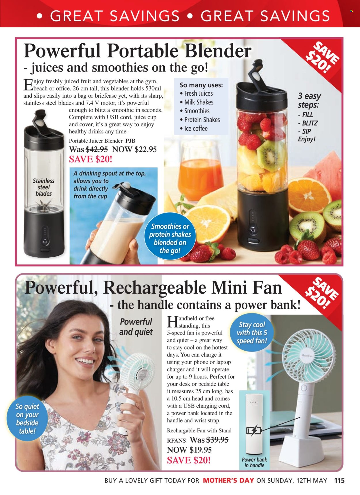 thumbnail - Innovations Catalogue - Sales products - cup, Sharp, blender. Page 115.