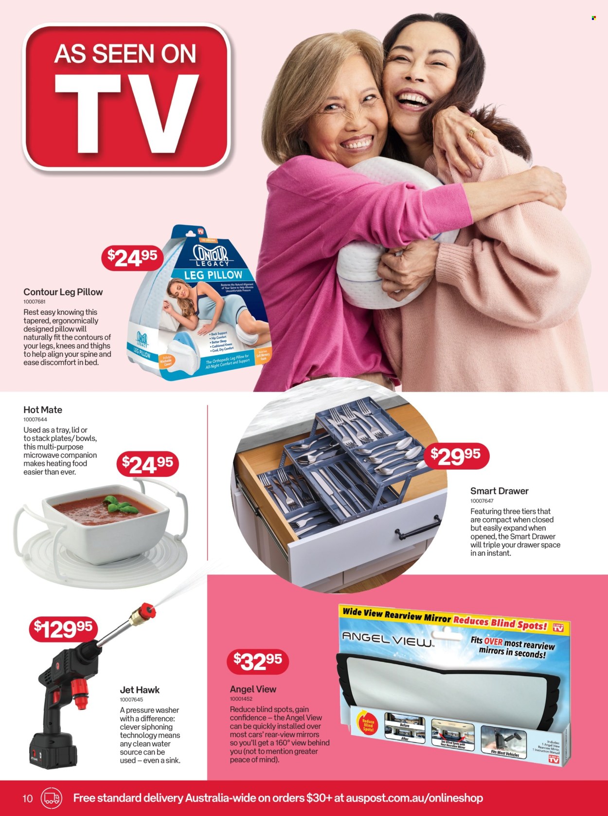 thumbnail - Australia Post Catalogue - 15 Apr 2024 - 12 May 2024 - Sales products - lid, pillow, microwave. Page 10.