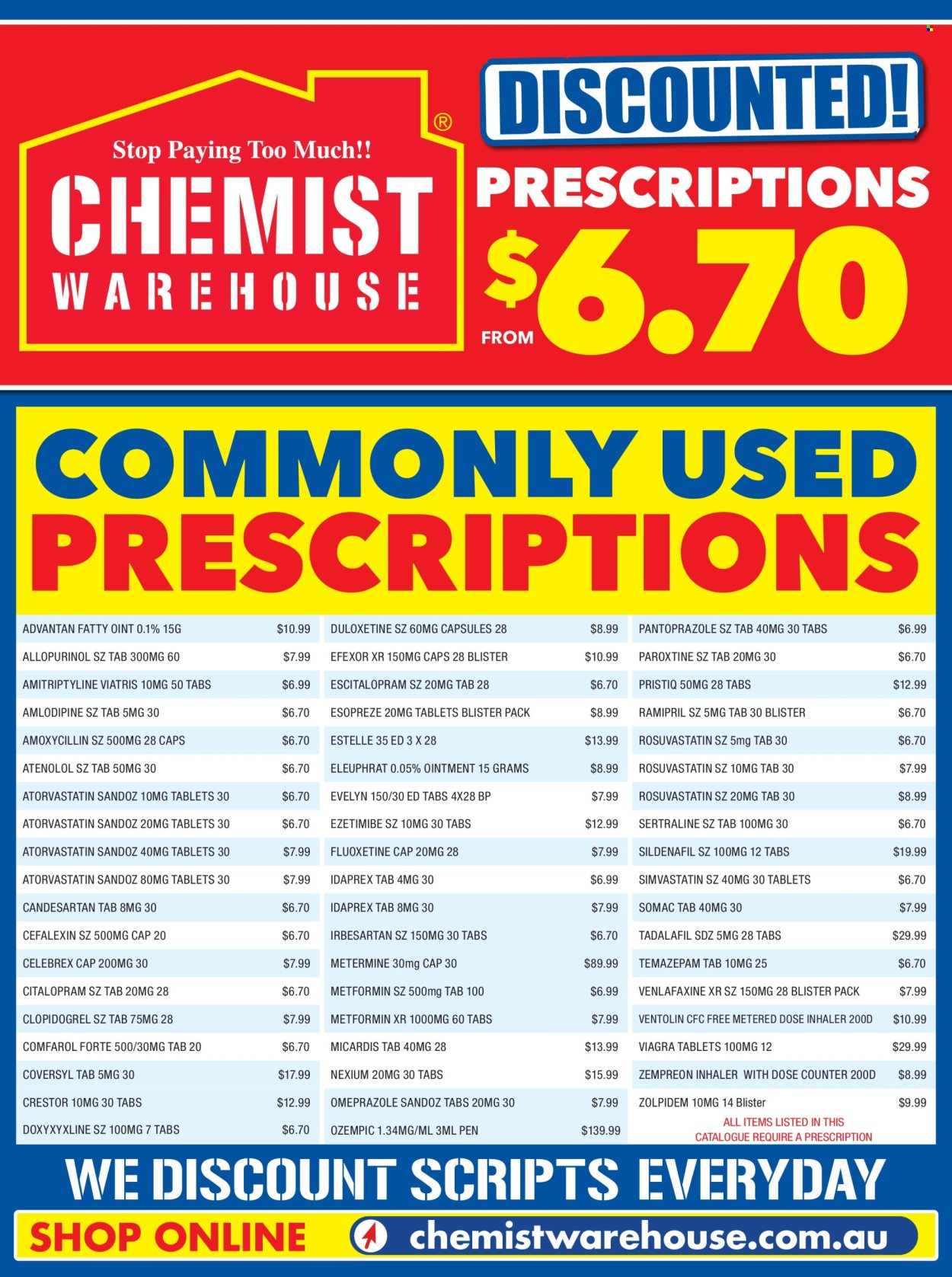 thumbnail - Chemist Warehouse Catalogue - 15 Apr 2024 - 30 Jun 2024 - Sales products - ointment, Nexium, acid blocker, inhaler. Page 1.