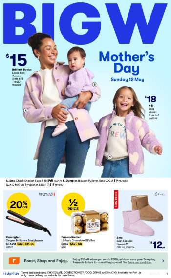 thumbnail - BIG W catalogue - Mother's Day