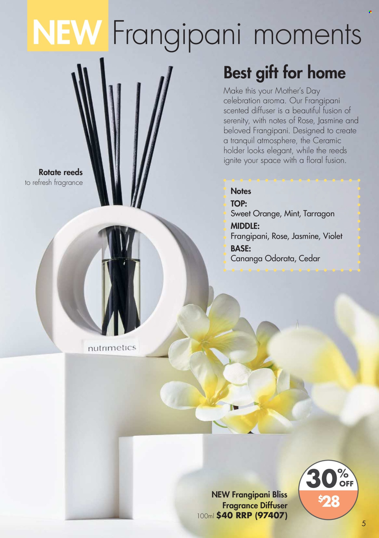 thumbnail - Nutrimetics Catalogue - 16 Apr 2024 - 31 May 2024 - Sales products - fragrance. Page 5.