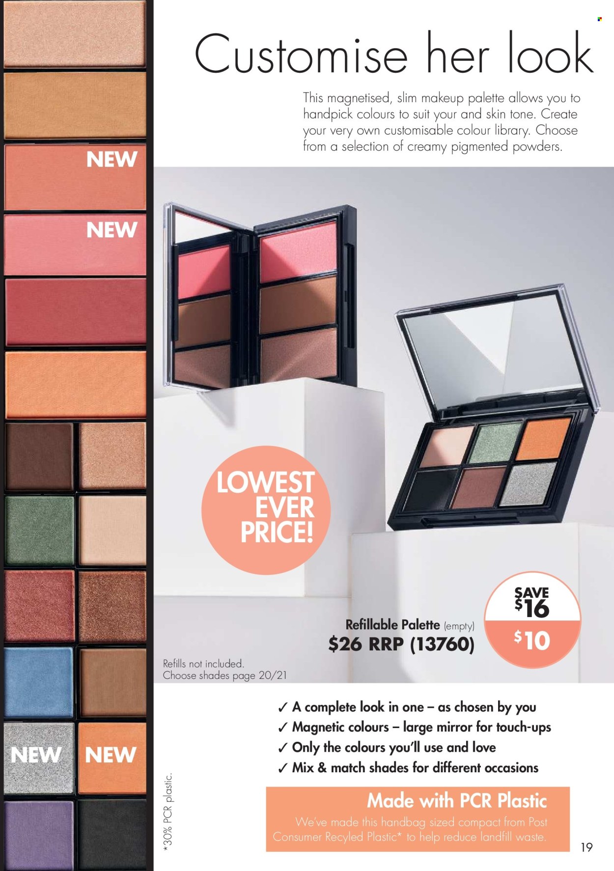 thumbnail - Nutrimetics Catalogue - 16 Apr 2024 - 31 May 2024 - Sales products - eyeshadow, makeup, shades. Page 19.