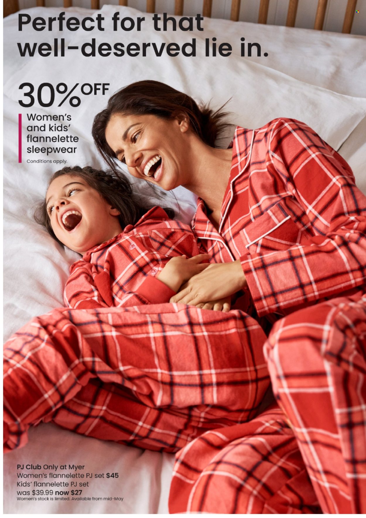 thumbnail - Myer Catalogue - Sales products - sleepwear, pajamas. Page 26.