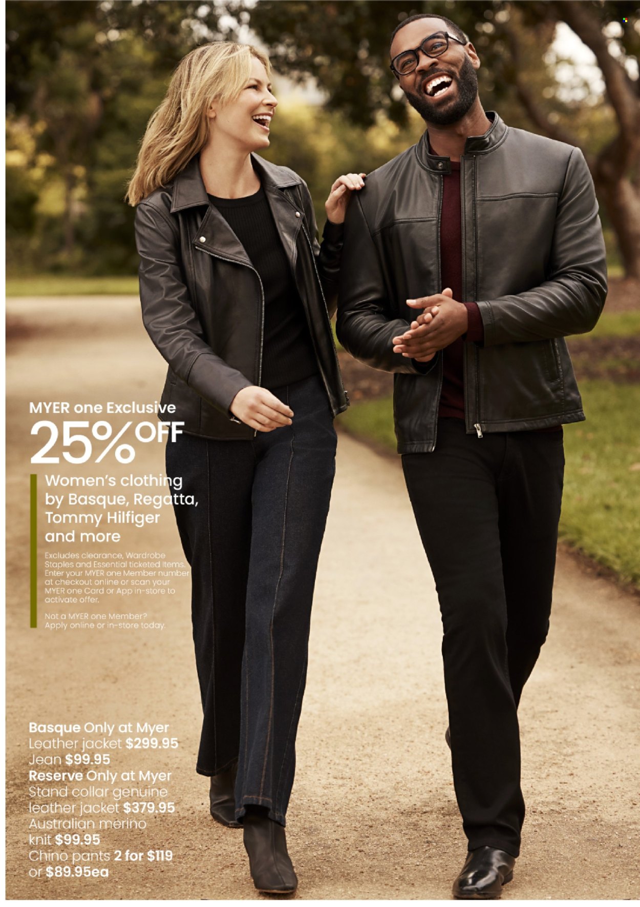 thumbnail - Myer Catalogue - Sales products - Tommy Hilfiger, jacket, pants. Page 10.