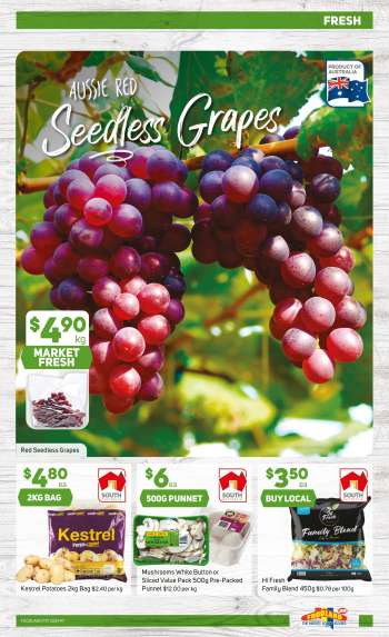 thumbnail - Seedless grapes