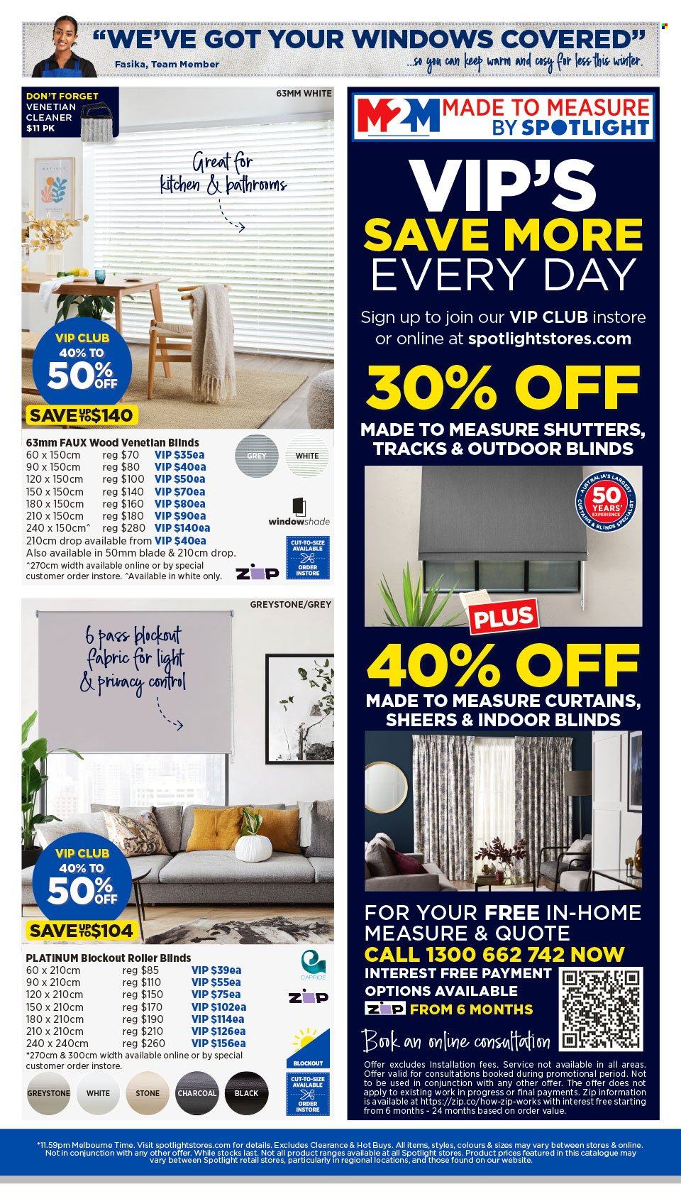 thumbnail - Spotlight Catalogue - 24 Apr 2024 - 5 May 2024 - Sales products - book, curtain, blinds. Page 28.