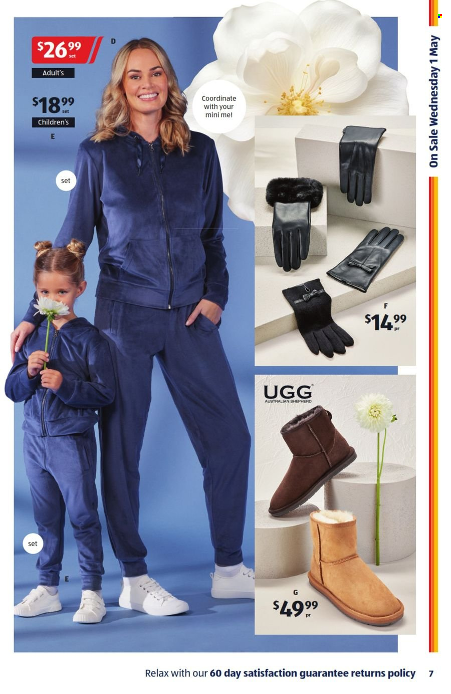thumbnail - ALDI Catalogue - 1 May 2024 - 7 May 2024 - Sales products - UGG. Page 7.