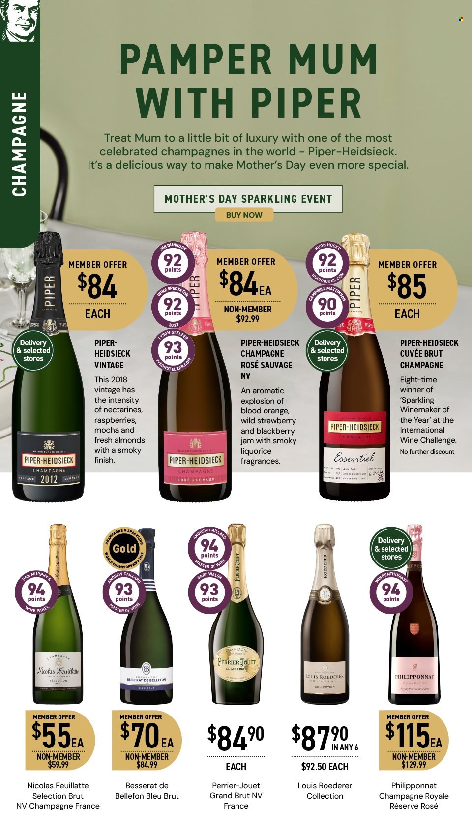 thumbnail - Dan Murphy's Catalogue - 25 Apr 2024 - 8 May 2024 - Sales products - sparkling wine, champagne, wine, Cuvée, alcohol. Page 4.
