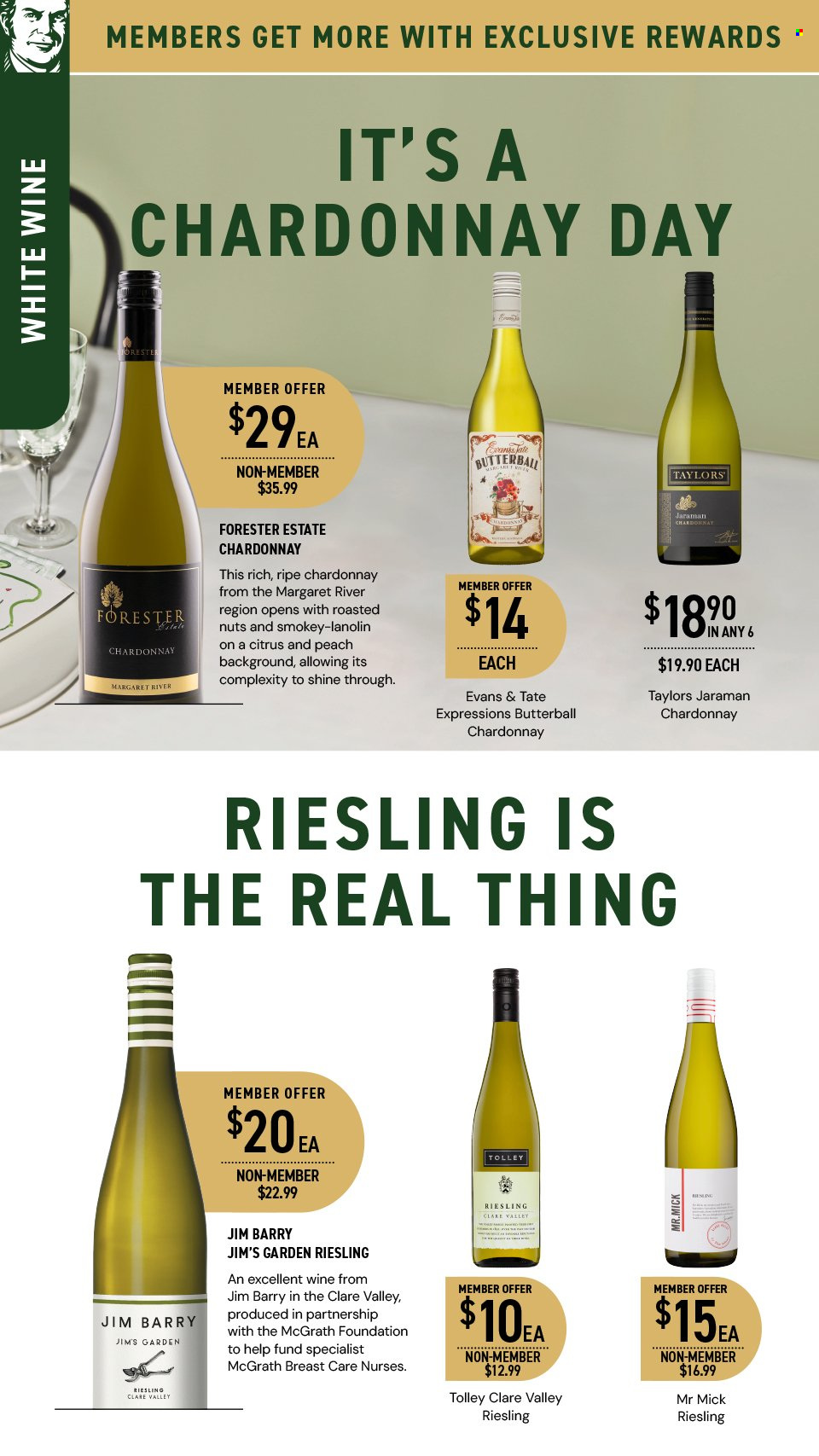 thumbnail - Dan Murphy's Catalogue - 25 Apr 2024 - 8 May 2024 - Sales products - Riesling, white wine, Chardonnay, wine, alcohol. Page 8.