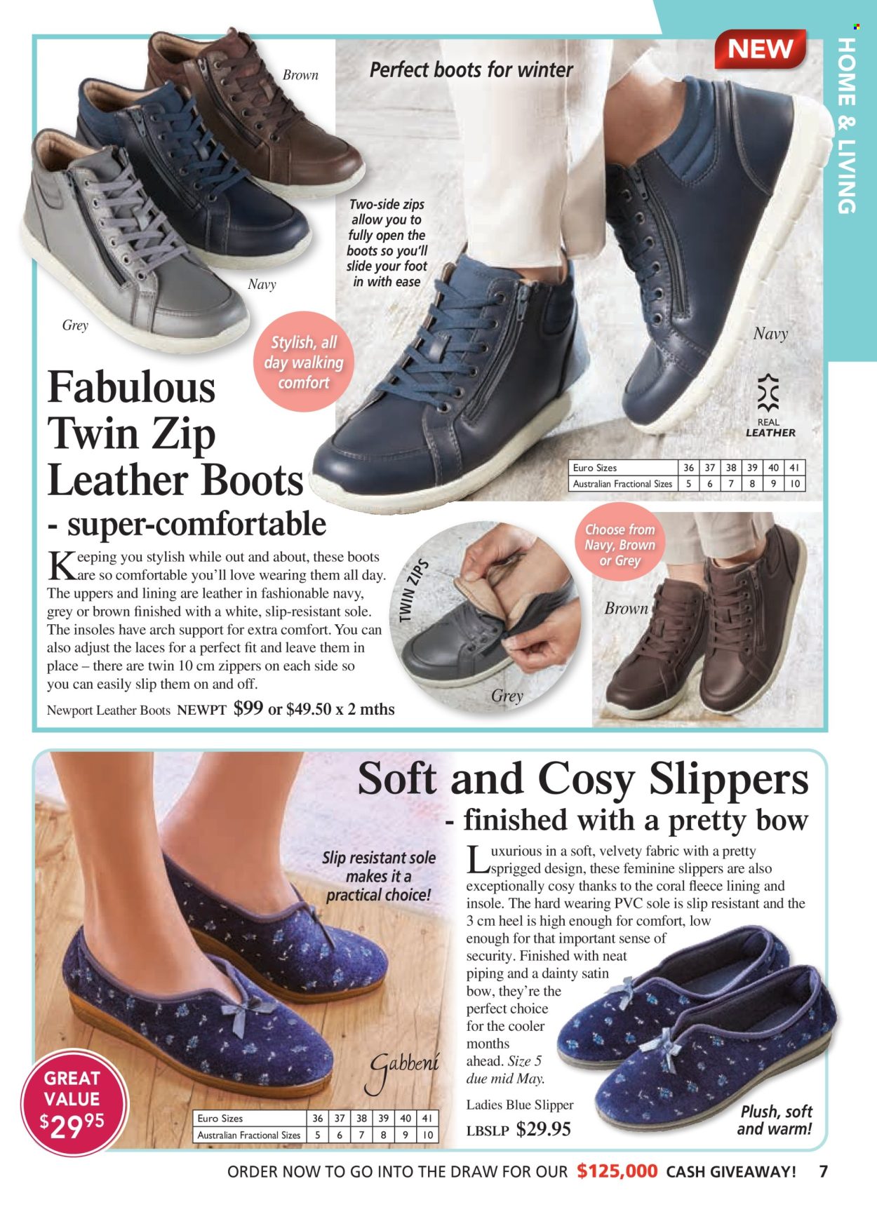 thumbnail - Innovations Catalogue - Sales products - boots, slippers. Page 7.