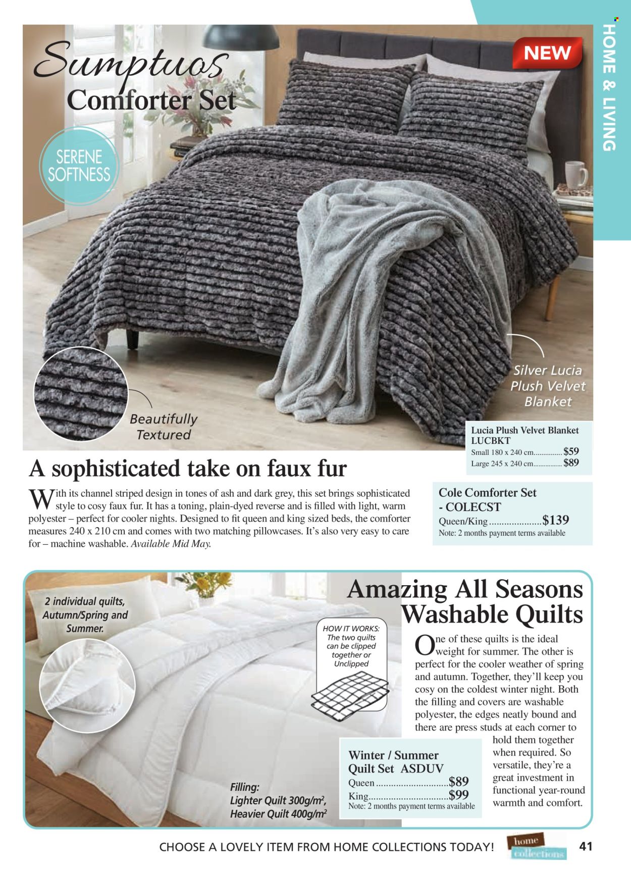 thumbnail - Innovations Catalogue - Sales products - blanket, comforter, pillowcase, quilt. Page 41.