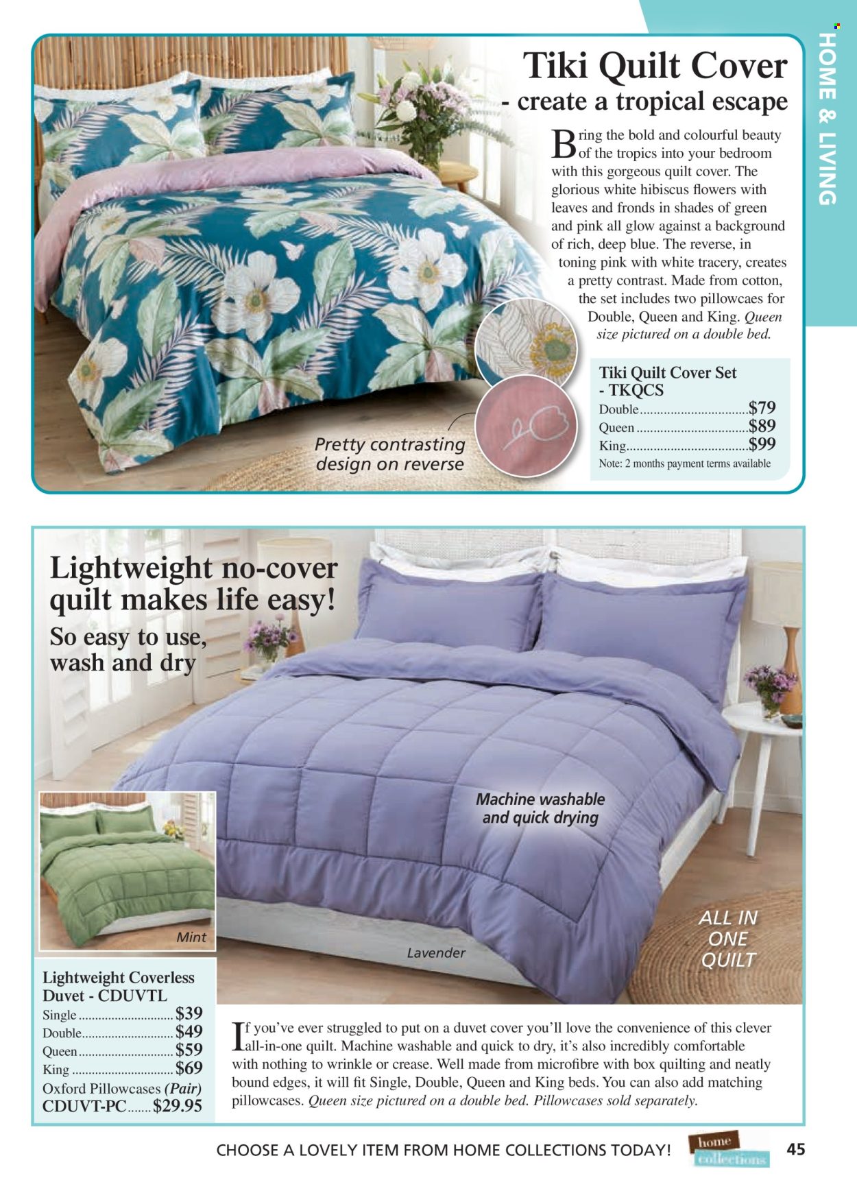 thumbnail - Innovations Catalogue - Sales products - pillowcase, quilt cover set. Page 45.
