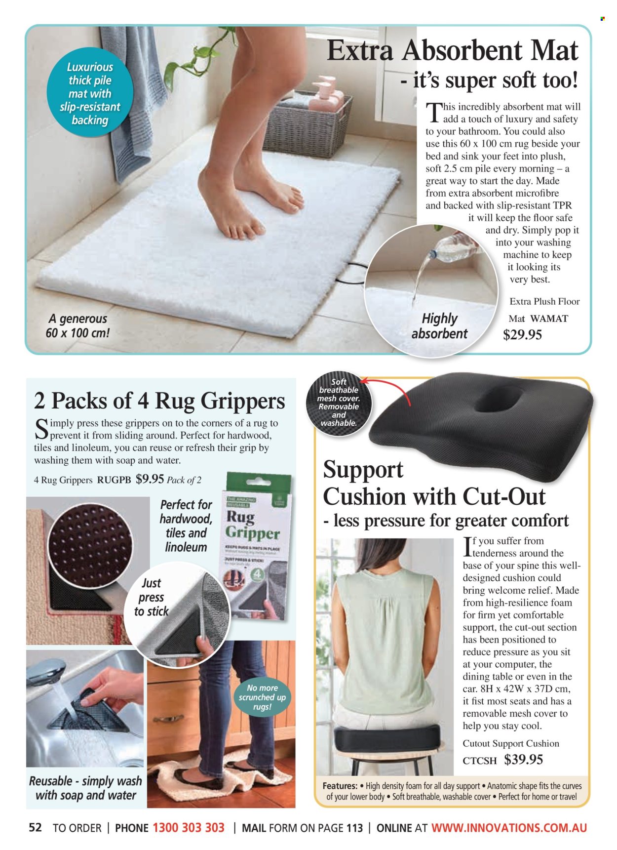 thumbnail - Innovations Catalogue - Sales products - safe, cushion. Page 52.