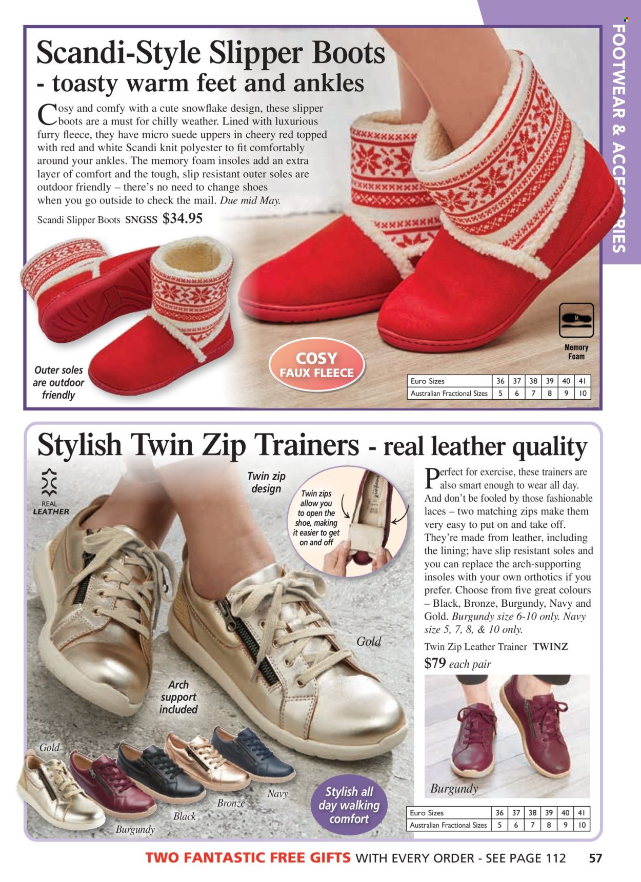 thumbnail - Innovations Catalogue - Sales products - boots, shoes, slippers, trainers. Page 57.
