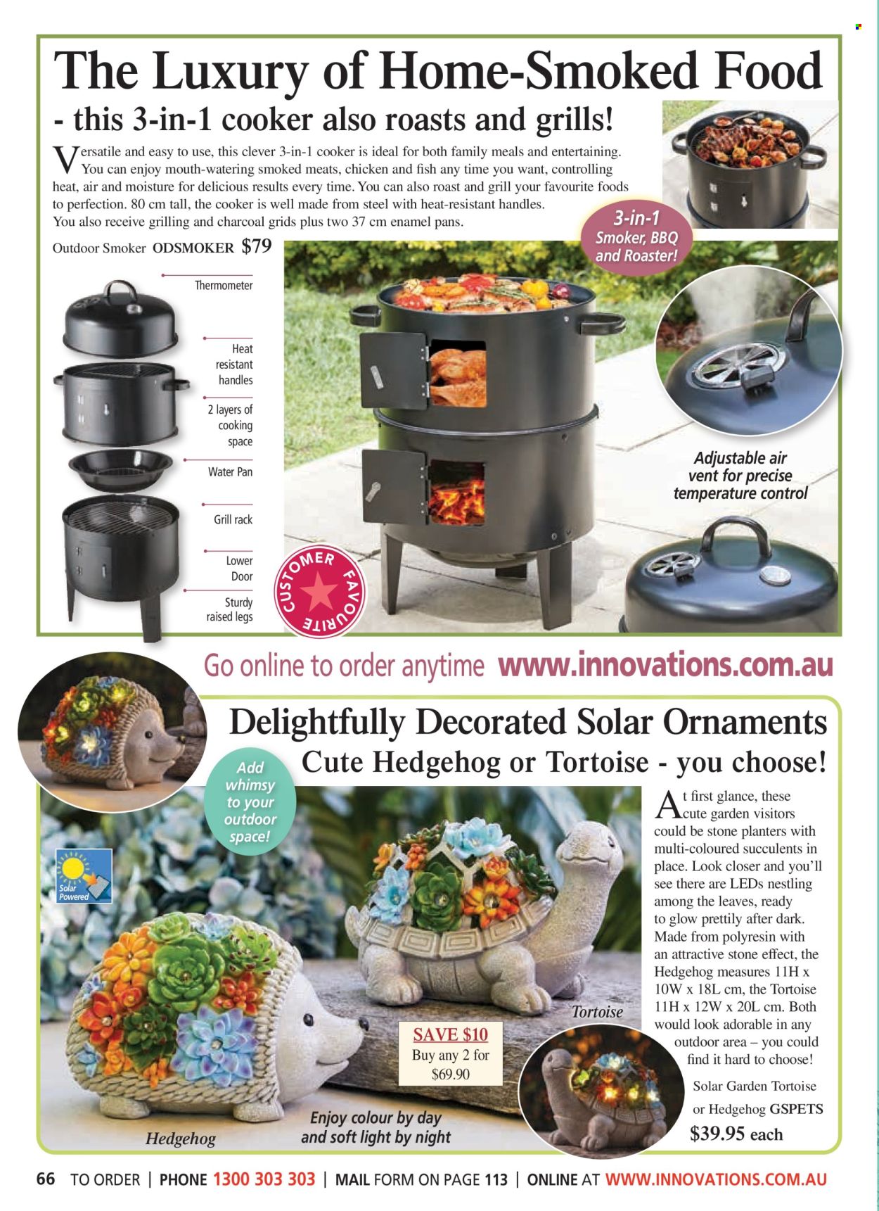 thumbnail - Innovations Catalogue - Sales products - thermometer, pan, roaster. Page 66.
